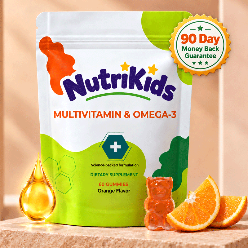 NutriKids Multivitamin + Omega 3 pouch